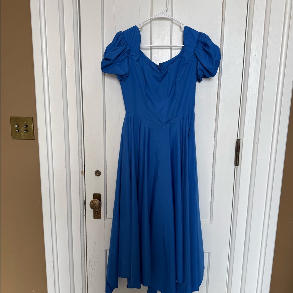 Vintage Royal Blue 50s style dress